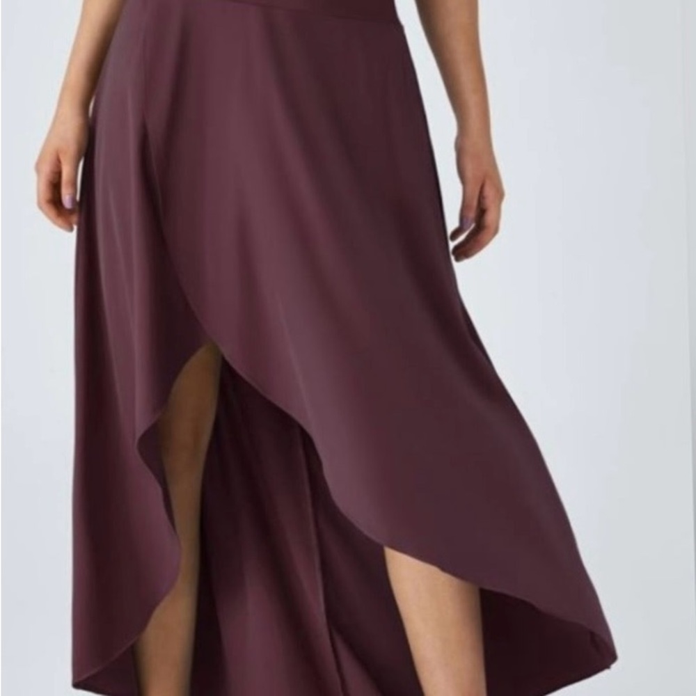 HALARA‎ Burgundy short in Maxi Skirt